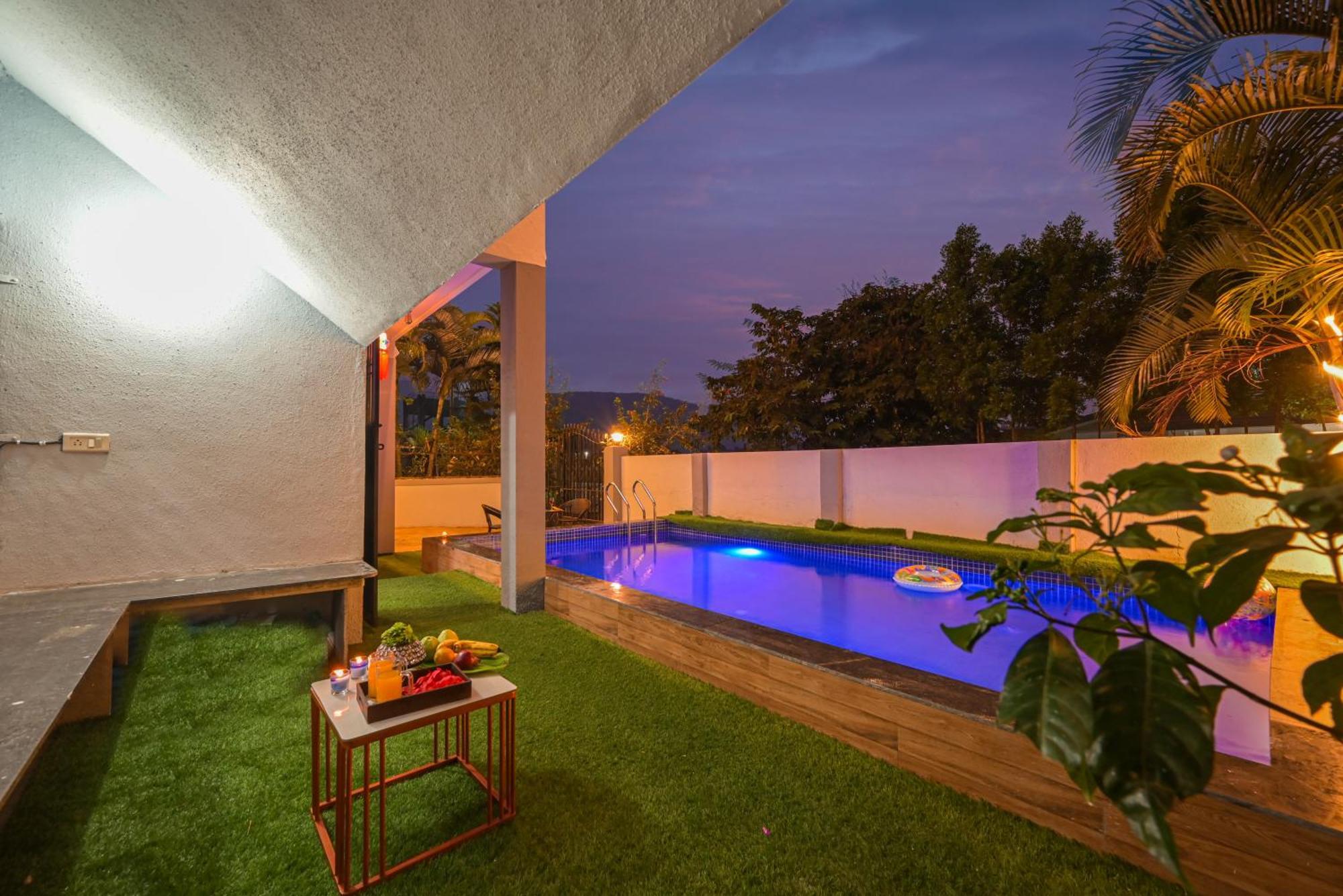 Ll Empyrean Stay II Luxury Ll Celestial Unicorn Villa Ll 3Bhk Ll Ac Ll Private Big Pool Ll Lonavala Eksteriør bilde