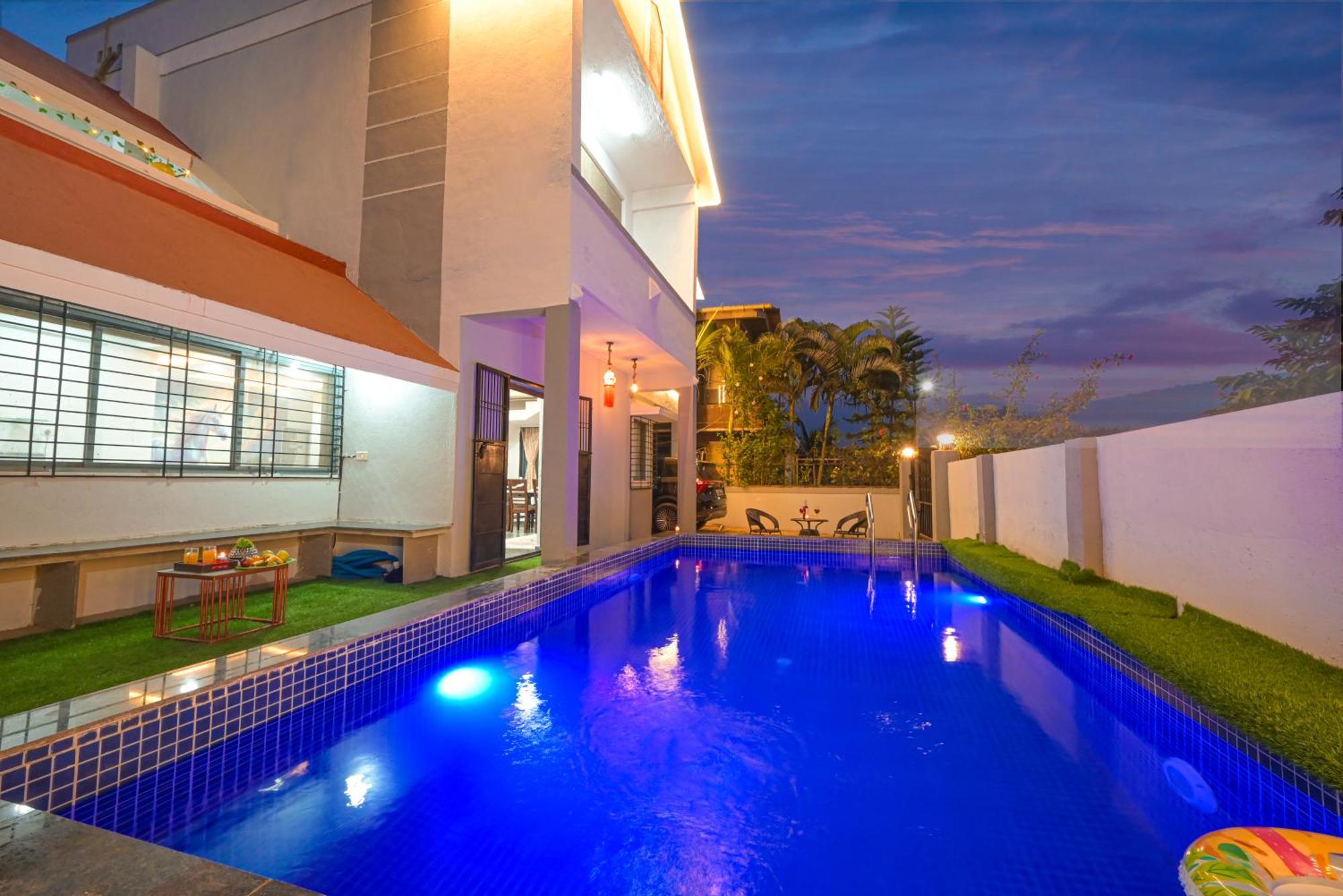 Ll Empyrean Stay II Luxury Ll Celestial Unicorn Villa Ll 3Bhk Ll Ac Ll Private Big Pool Ll Lonavala Eksteriør bilde