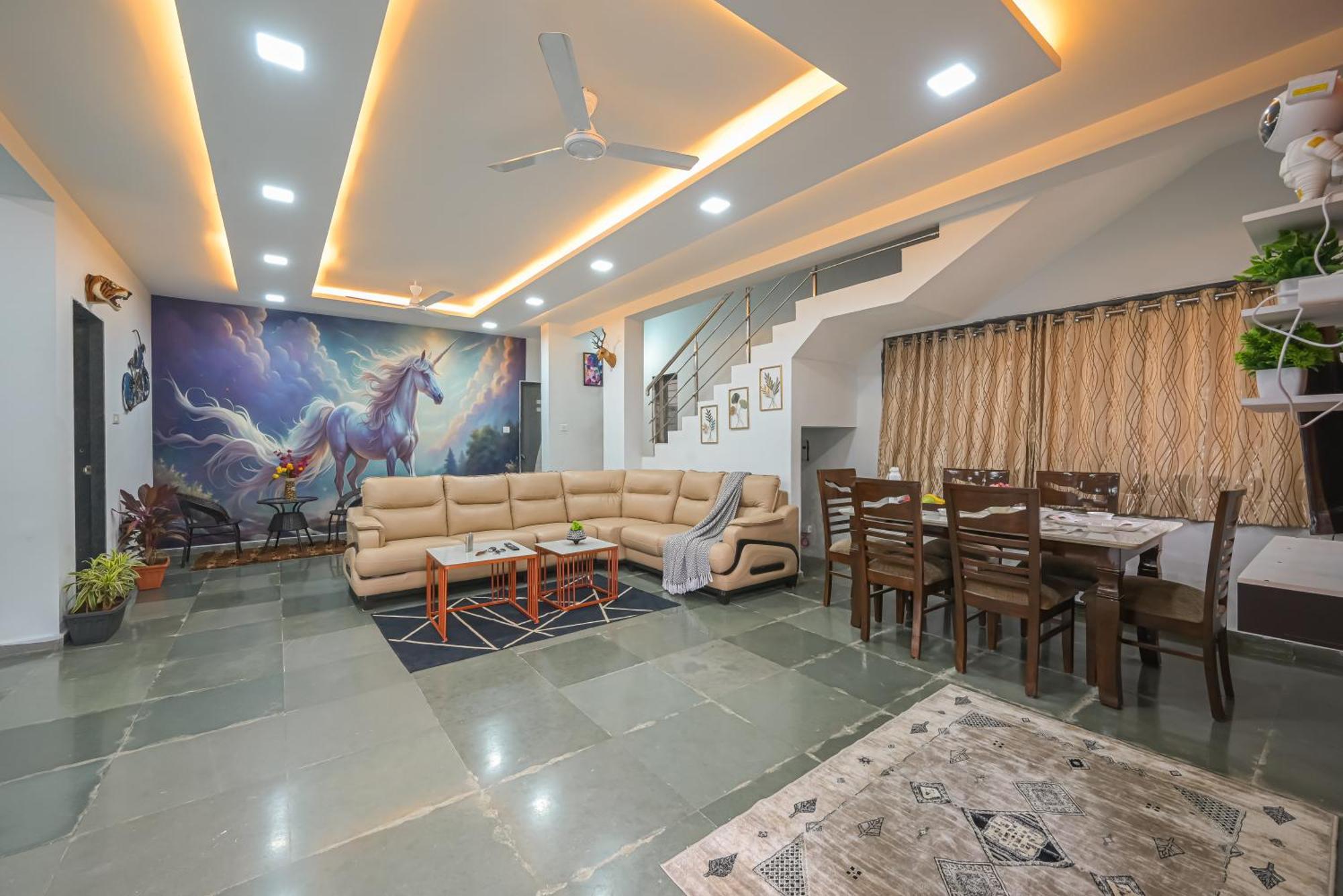Ll Empyrean Stay II Luxury Ll Celestial Unicorn Villa Ll 3Bhk Ll Ac Ll Private Big Pool Ll Lonavala Eksteriør bilde