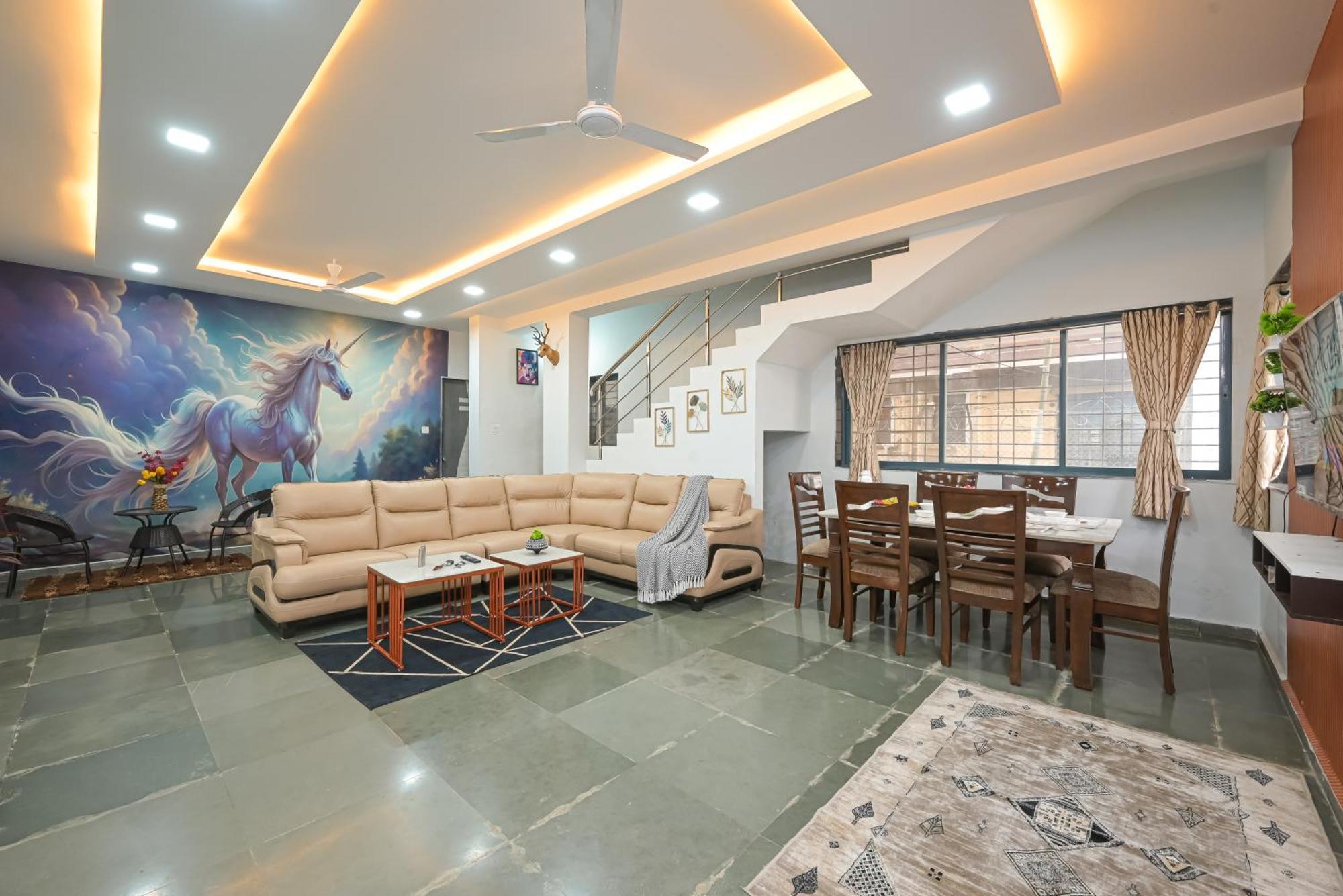 Ll Empyrean Stay II Luxury Ll Celestial Unicorn Villa Ll 3Bhk Ll Ac Ll Private Big Pool Ll Lonavala Eksteriør bilde